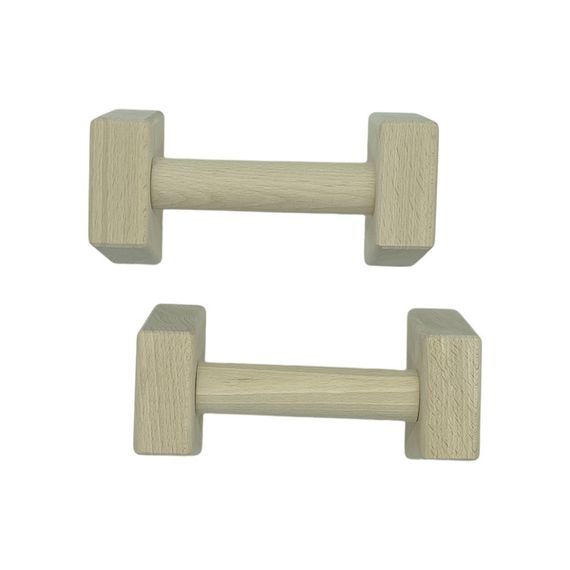 Паралетсы, упоры для отжимания деревянные Wood Gym Push Up NE-WD-20 из бука 20 см 2 шт | Зображення 2