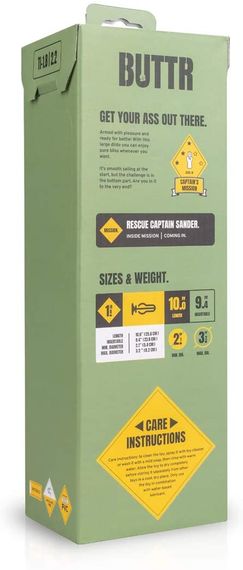 Велика анальна пробка BUTTR Tactical I Dildo, Черный | Зображення 6