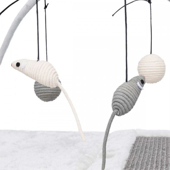 Килимок Trixie для котів Розважальний комплекс з дряпкою сизаль/плюш 60х33х42 см | Зображення 2