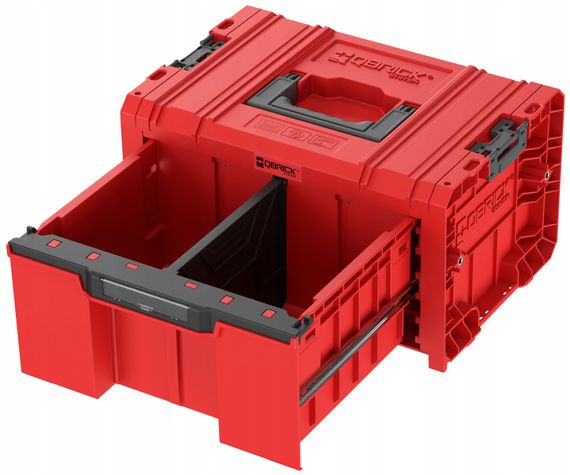 Ящик для інструментів, 18", 450x310x244, SYSTEM PRO Drawer 1 Basic Red, SKRQPROD1B2CCZEPG001, QBRICK | Зображення 1