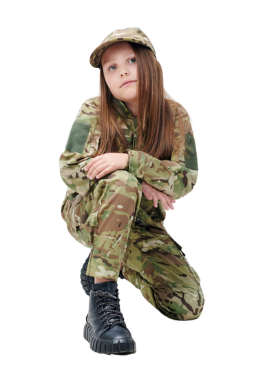 Військова форма ЗСУ дитяча ARMY KIDS камуфляж Мультикам | Зображення 9