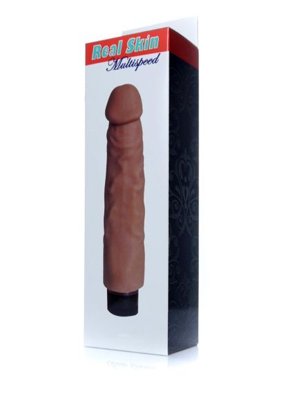 Вібратор - Real Skin Multispeed Flesh, 23 см Sex Aura | Зображення 5