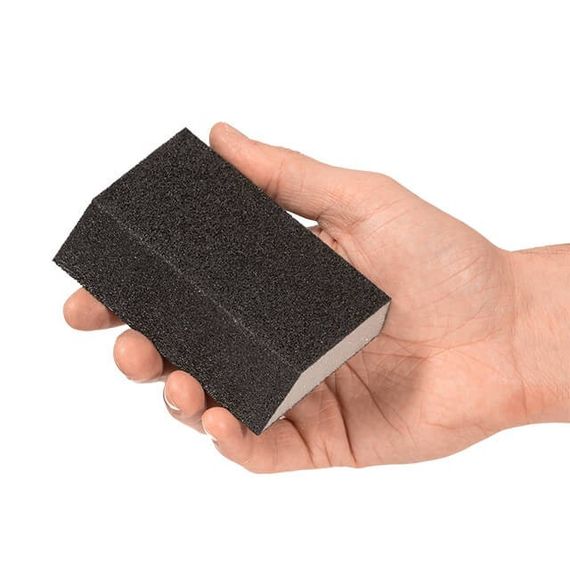 Губка для шліфування трапеція, оксид алюмінію К180 INTERTOOL HT-0818 | Зображення 3