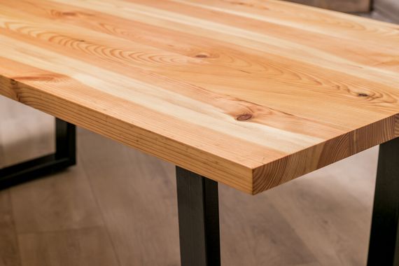 Сосновий кавовий столик EcoWalnut із прямокутними краями L | Зображення 6