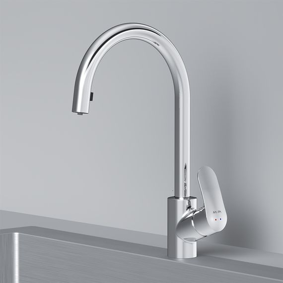 Змішувач для кухні AM.PM Like з витяжним виливом F8012000 | Зображення 6