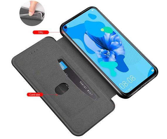 Чехол-книжка Primolux Besus для Huawei P20 Lite (2019) - Black | Зображення 2