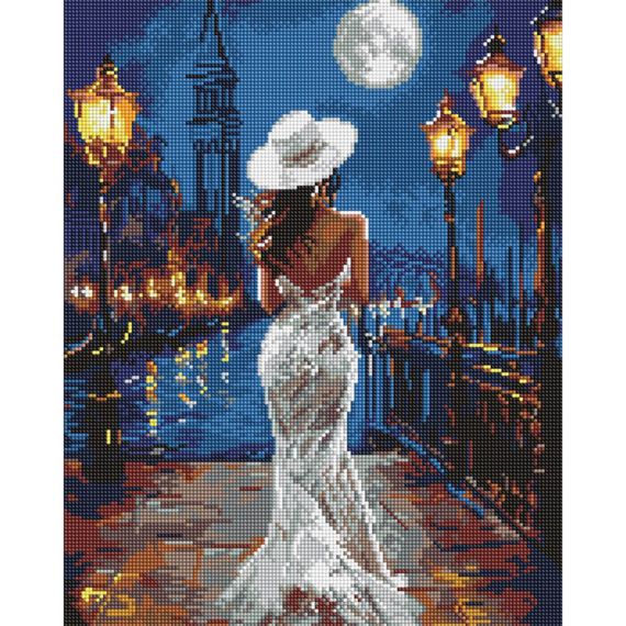 Алмазна мозаїка "Біля причалу" Ідейка AMO8241, 40х50 см