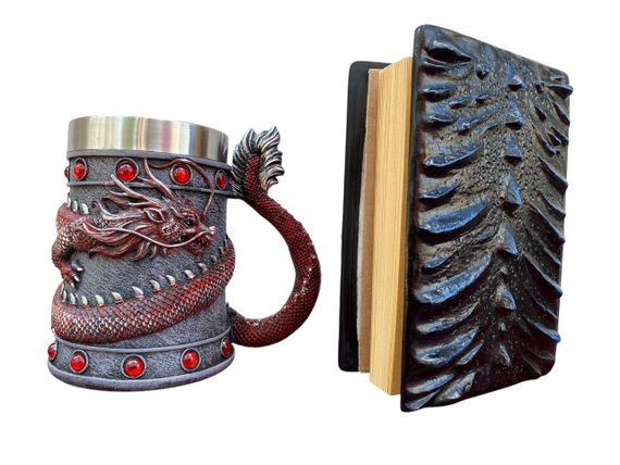 Подарунковий набір Кухоль 3D Танард Red Rose та Блокнот 3D «Книга тіней і Глубін» | Зображення 1