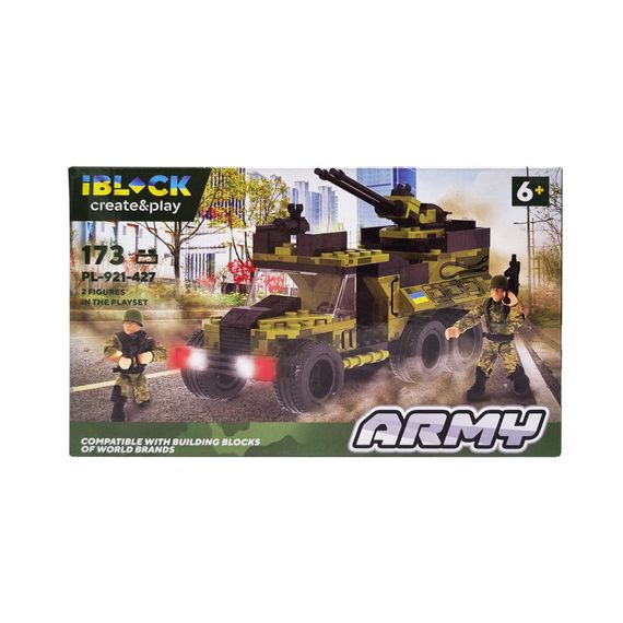 Дитячий конструктор військова техніка Конструктор розвиваючий для дітей від 6-років IBLOCK Армія