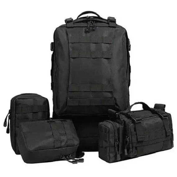 Рюкзак тактичний з підсумками Eagle B08 55 літр / Військовий, штурмовий / Вірменський | Зображення 1