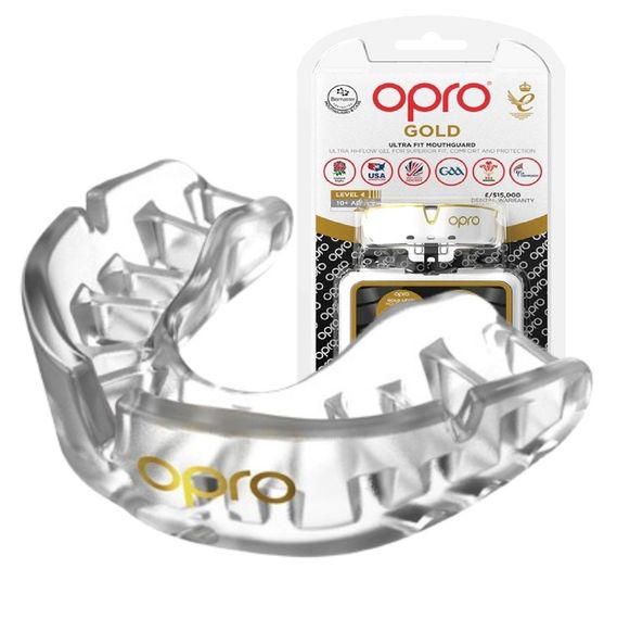 Капа OPRO Gold доросла (вік 11+)  Clear (art.102504015)