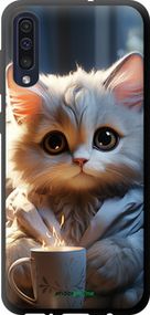 Чохол на Samsung Galaxy A50 2019 A505F Білий кіт "5646b-1668-2448"