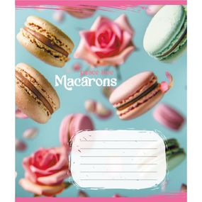 Зошит загальний "Макаруни" 048-590197K-1 в клітинку, 48 аркушів