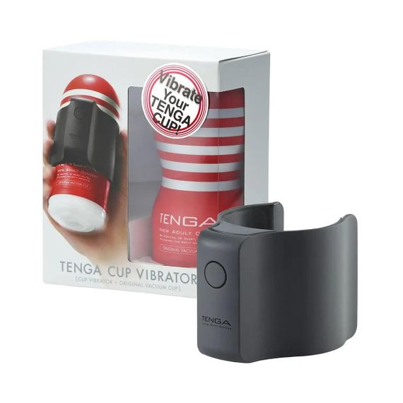 Вибронасадка Tenga CUP VIBRATOR, 7 режимов, 1 мастурбатор в комплекте sexstyle