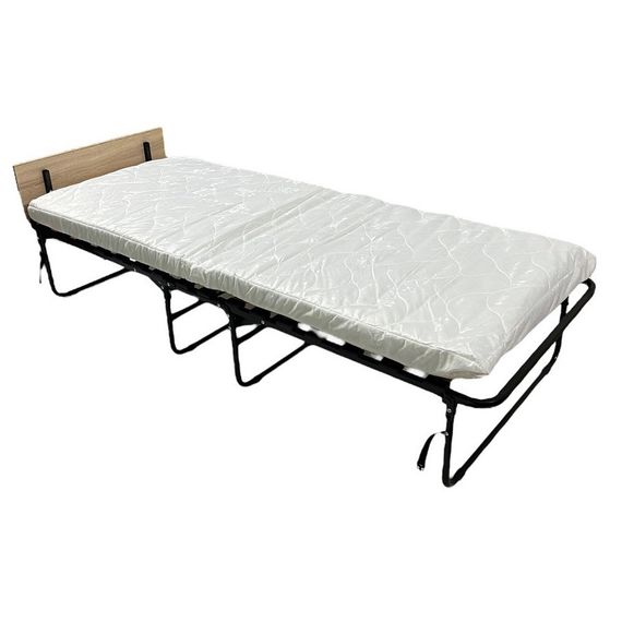 Раскладушка Vista Viva на ламелях с матрасом и подголовником, для дома и дачи, до 135 кг