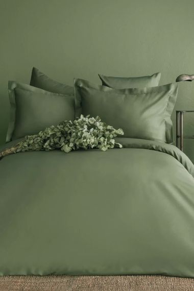Комплект постільної білизни Issimo Simply Satin 200х220 см Forest Green