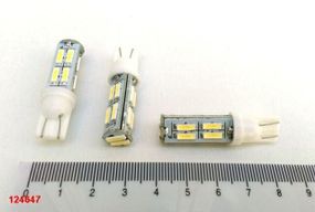 Лампа світлодіод б/ц 12V W5W T10 14SMD (70 х 14) біла