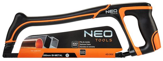 Ножовка по металлу NEO 300 мм, двухкомпонентная ручка (43-302) | Зображення 1