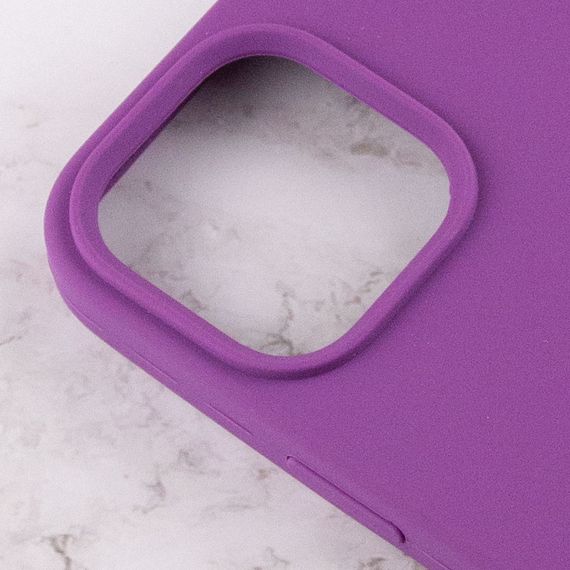 Чохол Silicone Case Full Protective (AA) для Apple iPhone 15 (6.1") Фіолетовий / Grape | Зображення 3
