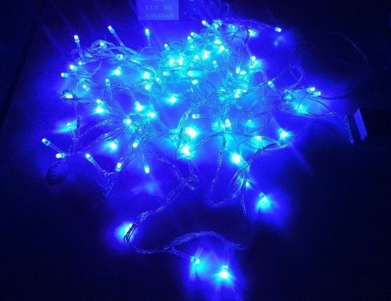 Світлодіодна гірлянда Нитка 30м 500LED, Синє світло / LED гірлянда для дому / Новорічна гірлянда (23457390401_284) | Зображення 2