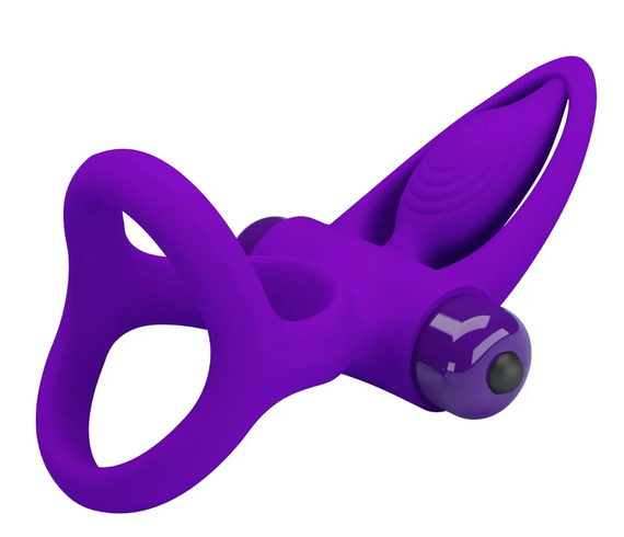 Ерекційне вібро кільце Pretty Love — Vibration Cock Ring, 10 vibration functions Sex Aura | Зображення 6