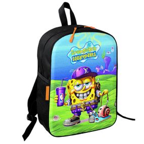 Рюкзак шкільний дитячий Губка Боб 36х27 см підлітковий для хлопчика, дівчинки (4039)