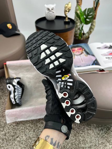 Кросівки Air Max Plus White Black Gradient , текстиль , В'єтнам 39 25 см | Зображення 4