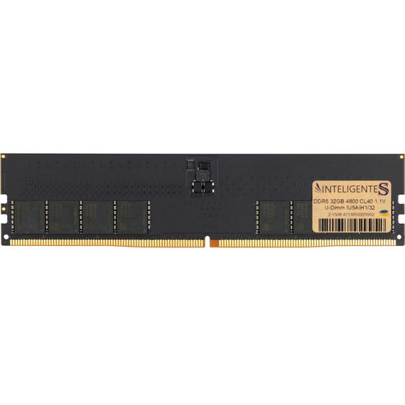 Модуль пам'яті для комп'ютера DDR5 32GB 4800 MHz INTELIGENTES (IU5AIH1/32)