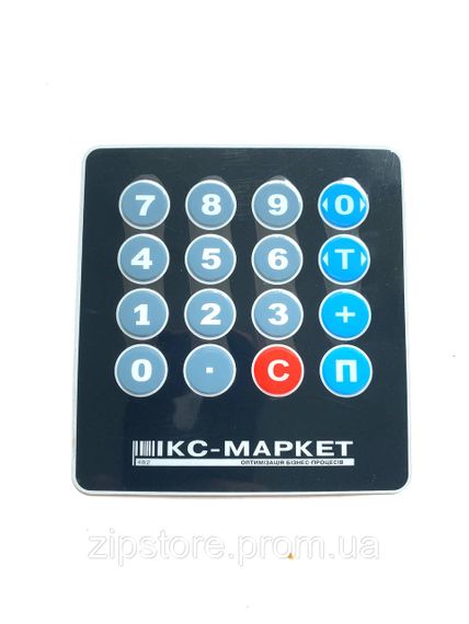Наклейка клавиатуры к весам ICS NT
