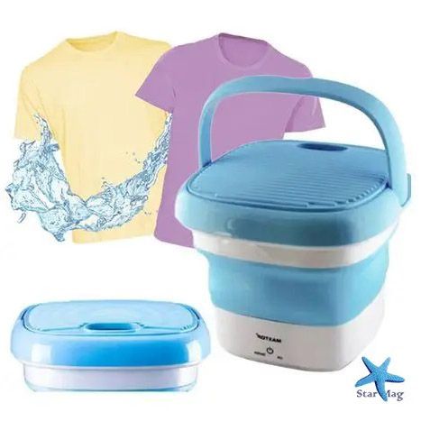 Пральна машина MAXTOP silicon washing machine, Портативна пральна машина. Колір: блакитний | Зображення 4