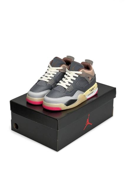 Жіночі кросівки Air Jordan 4 x Off-White Grey Pink, В'єтнам, весна/літо/осінь 38 | Зображення 6