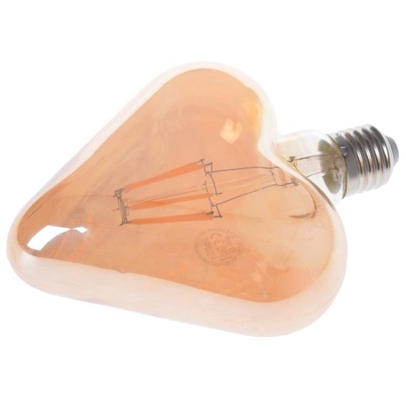 Лампа светодиодная LED 6W E27 COG WW L124 Amber 220V