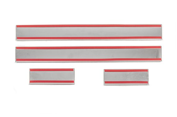 Накладки на пороги Carmos (4 шт, нерж) для Honda CRV 2007-2011 рр | Зображення 2