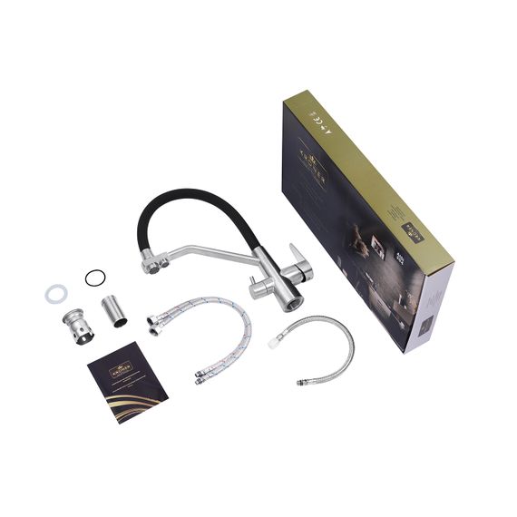 Змішувач для кухні Kroner KRM Edelstahl Klassisch - ESG03817BLK (CV027936) | Зображення 2