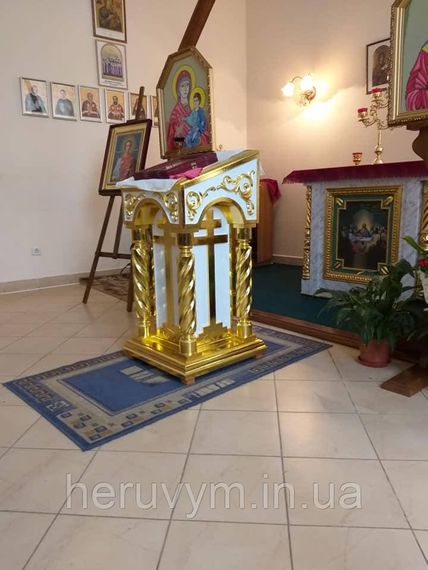 Аналой боковий із золоченням | Зображення 3