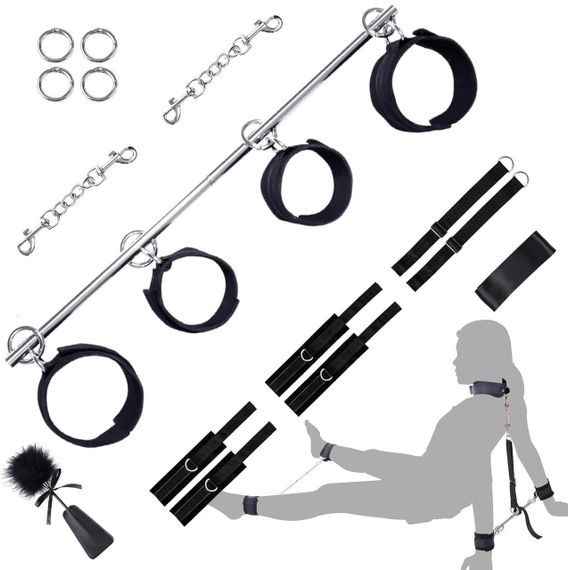 БДСМ-набір LOCKINK YEAHWOW Door Swing & Leg Spreader Bondage set (м'яте паковання!!!) Sex Aura