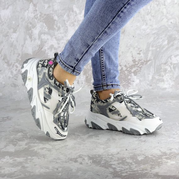 Кроссовки женские Fashion Rat 2468 37 размер 23 см Серый | Зображення 8