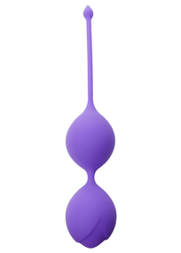 Вагинальные шарики BOSS SERIES Silicone Kegel Balls, силиконовые, фиолетовые Sex Aura