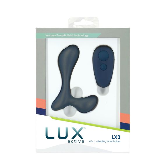 Вибромассажер простаты Lux Active LX3 Vibrating Anal Trainer, пульт ДУ | Зображення 3