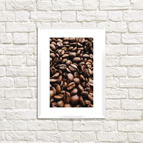 Постер в рамці Смажена кава 21х30см, A4 (WMT4_COF001_WH)