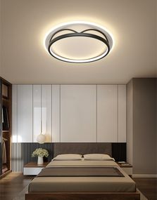 Люстра світлодіодна стельова LED світильник для квартири на стелю лед 27545 Білий 9х47х47 см.