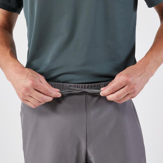 Шорти чоловічі Kiprun Run 100 для бігу сірі - L | Зображення 3