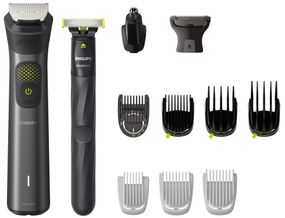 Тример Philips Series 9000, для бороди, вусів, голови та тіла, акум., насадок-13, сталь, сірий (MG9530/15)