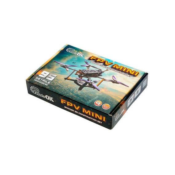 Дерев'яний 3D конструктор "FPV Mini" Puz-00953, 95 деталей | Зображення 1