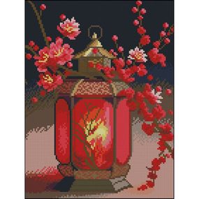 Алмазная мозаика без подрамника "Фонарик" ZAV3040-18, 30х40 см