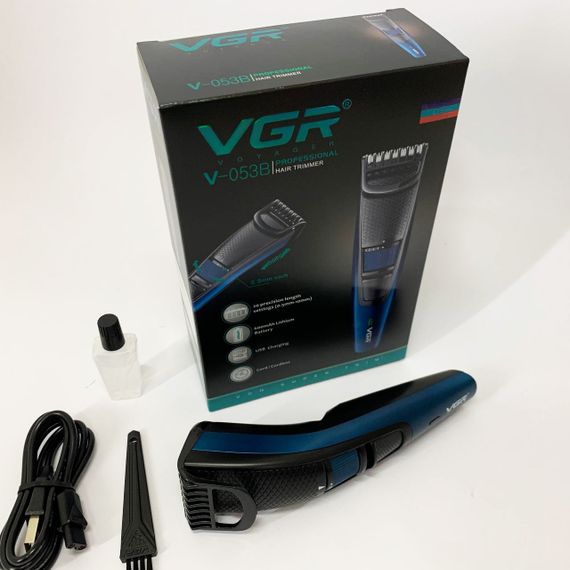 Машинка для стрижки волосся електрична VGR-053, Професійна машинка для стрижки волосся на акумуляторі SN-52 | Зображення 8