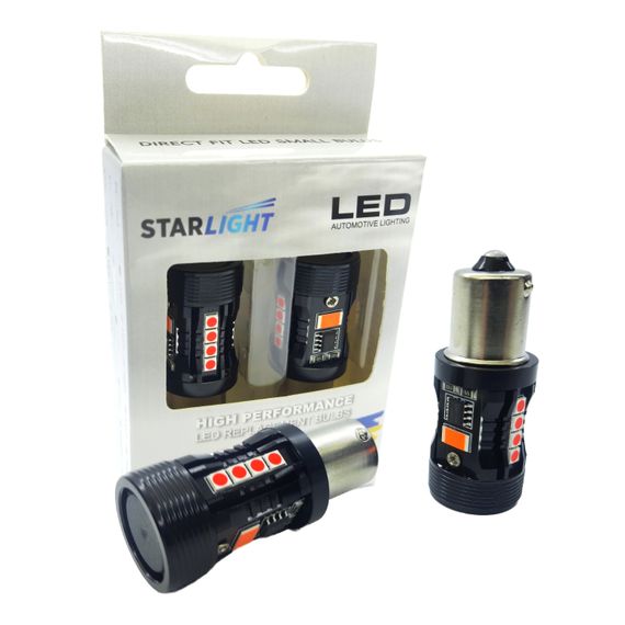 Комплект світлодіодних ламп StarLight LED SL-CB7 CANBUS PR21W BA15S RED 12V