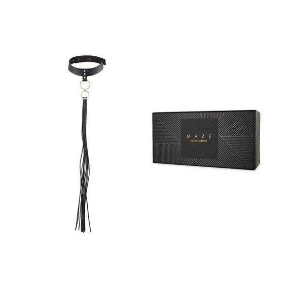 Чокер Bijoux Indiscrets MAZE - Tassel Chocker Black | Зображення 1