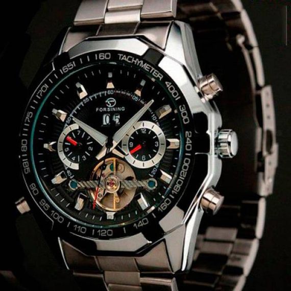 Годинник чоловічий Forsining Texas в коробочці