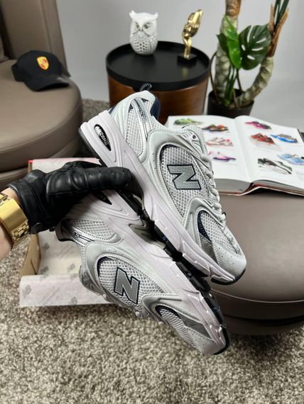 Чоловічі кросівки  New 530 Premium White Navy Silver  весна / лето / осень A3656 43 27.5 см